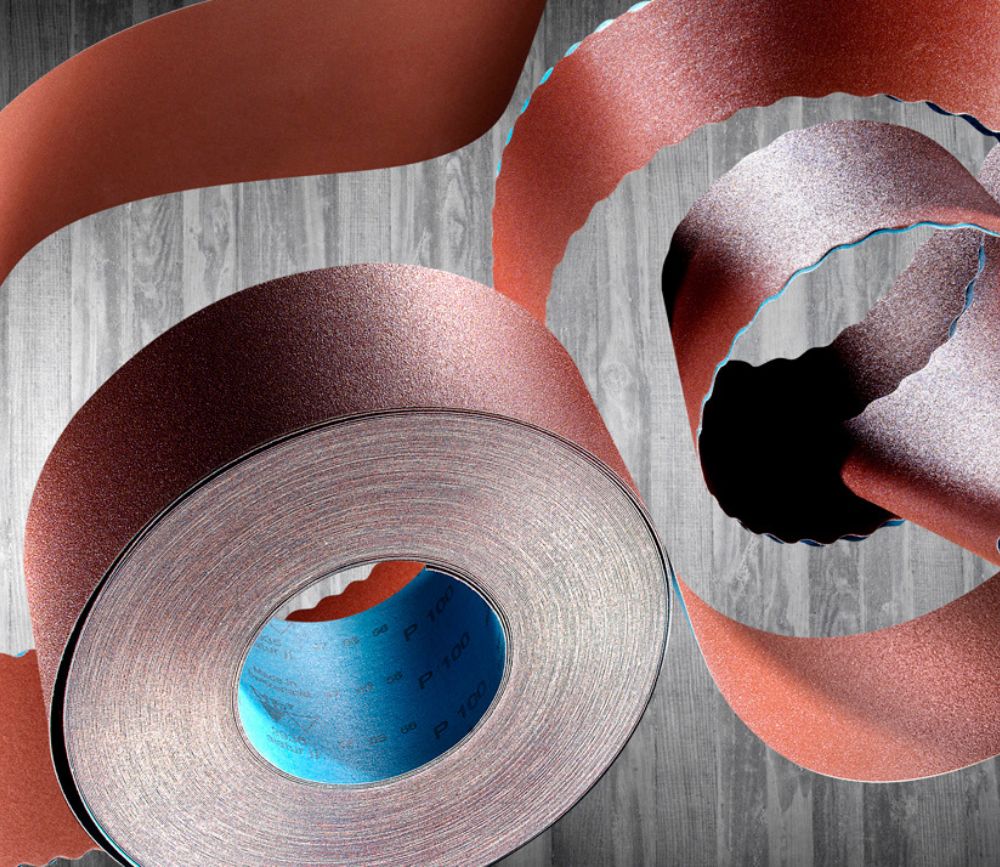 2936 siatur jj Cloth Rolls 150mm x 50m - Blue Line Abrasives