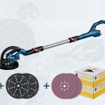 Bosch Professional x sia Abrasives Drywall Sander 110v/230v, 1950 siaspeed Bundle ø 225mm