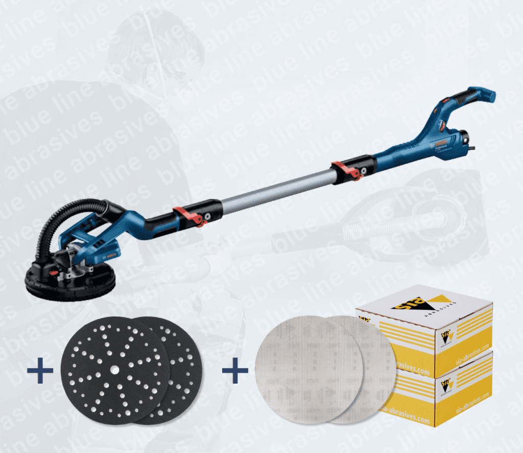 Bosch Professional x sia Abrasives Drywall Sander 110v/230v, 7900 sianet Bundle ø 225mm