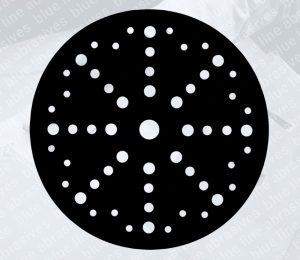 siafast Wall Sander Intermediate Pad ø 225mm 57-Hole, 2mm (D)