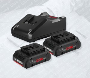 Bosch Professional 2 x ProCORE 18V 4.0AH + GAL 18V-40 Charger Set