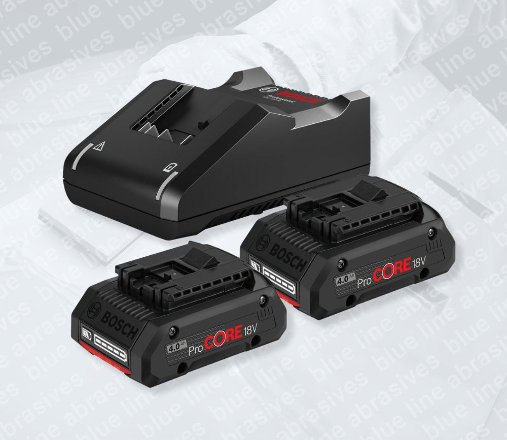 Bosch Professional 2 x ProCORE 18V 4.0AH + GAL 18V-40 Charger Set