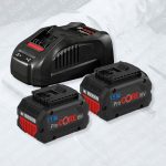 Bosch Professional 2 x ProCORE 18V 5.5AH + GAL 1880 CV Charger Set
