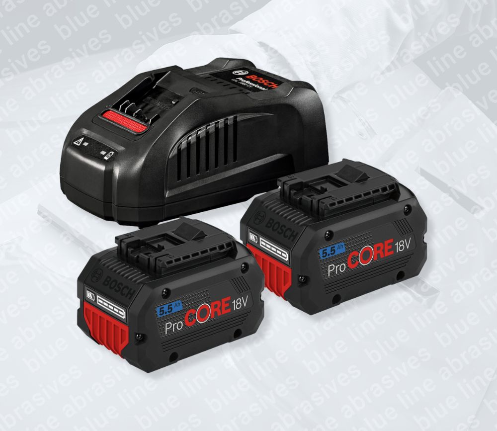 Bosch Professional 2 x ProCORE 18V 5.5AH + GAL 1880 CV Charger Set